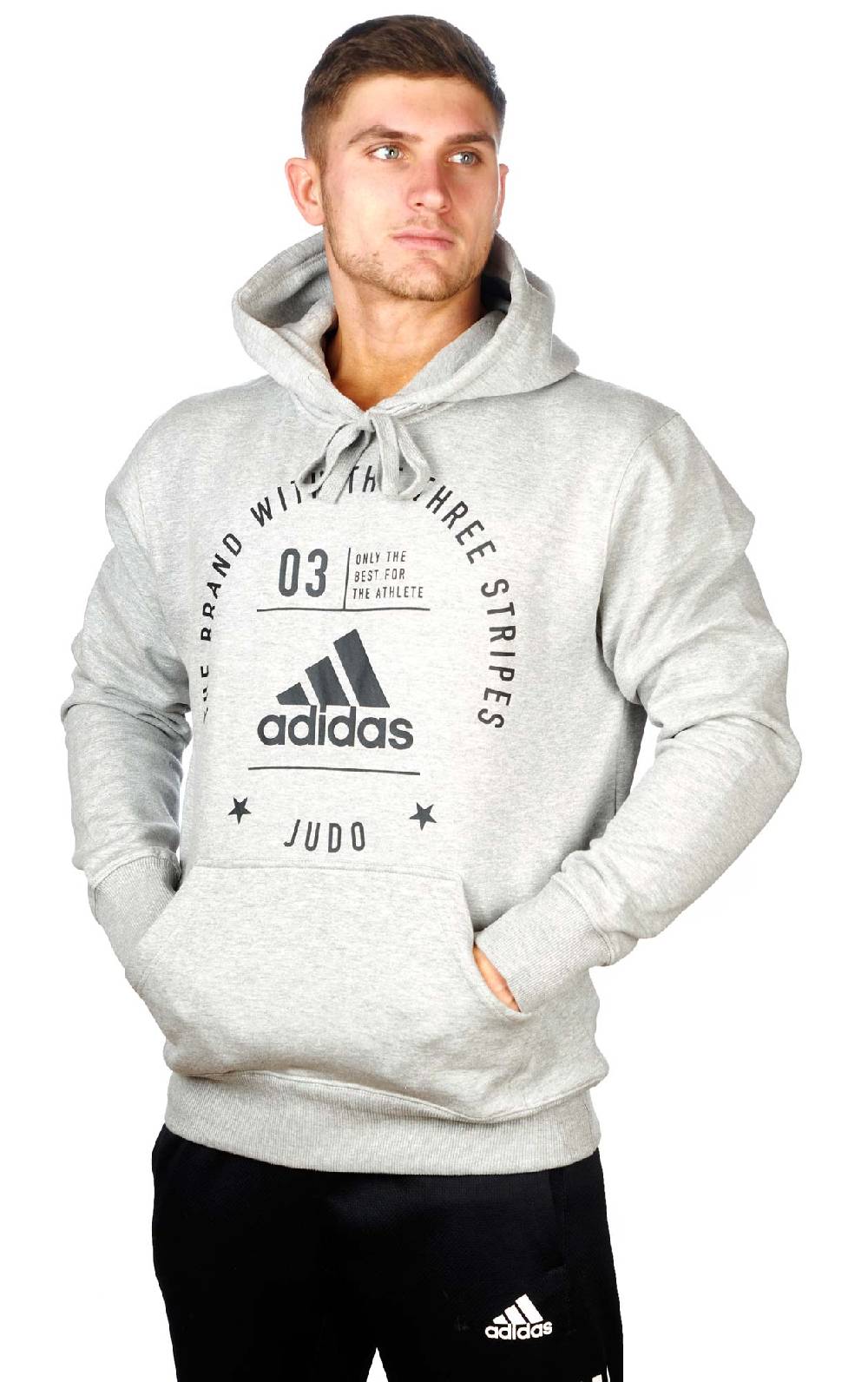 Ju Sports adidas Community Hoody Judo "Pro" grey/black, adiCL02J Bis zu 65% Rabatt