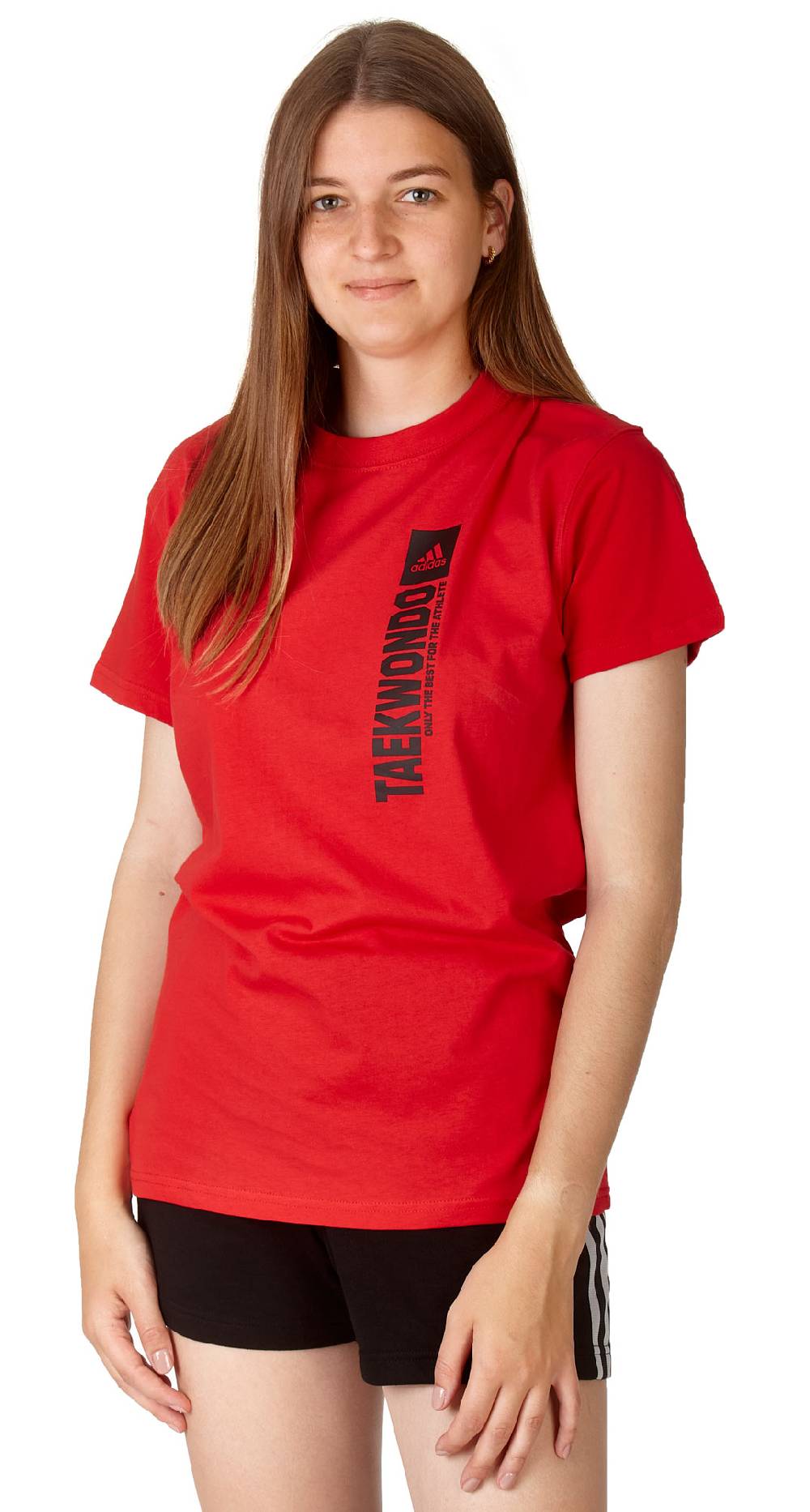 Ju Sports adidas Community 22 T-Shirt Taekwondo rot, adiCLTS21V-T Fabrikladen