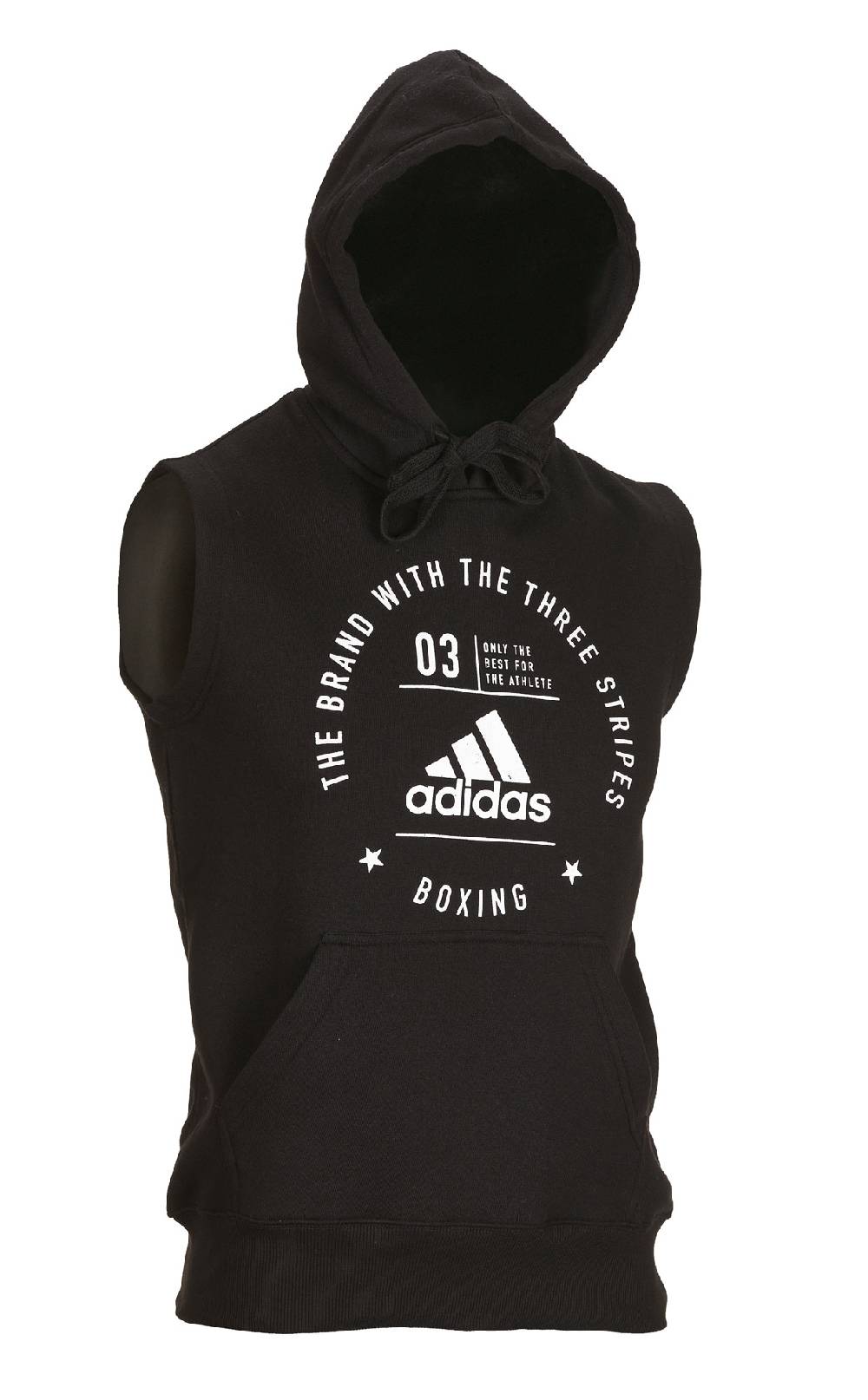 Ju Sports adidas Community Sleeveless Hoody BOXING black/white, adiCL05B Flash Sale