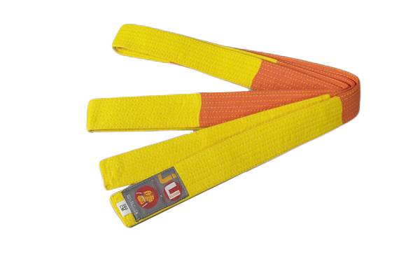 Ju Sports Budogürtel gelb/orange Two Tone