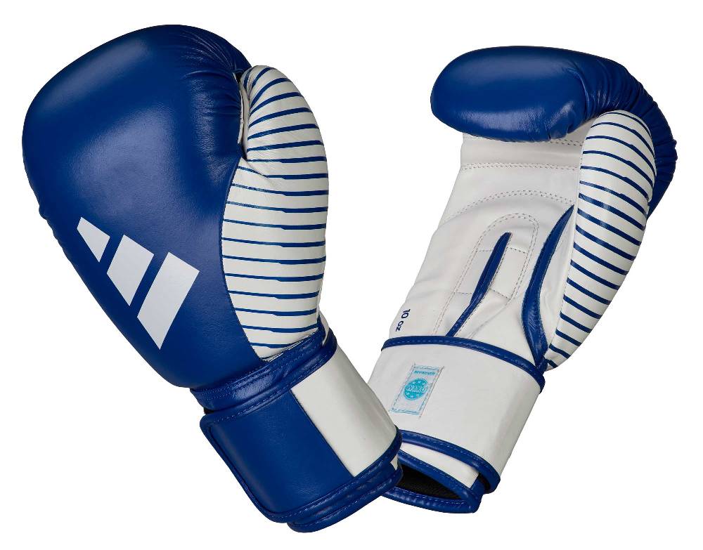 Ju Sports adidas Kickboxing Wettkampfhandschuh blue/white, adiKBWKF200 Exklusivangebot