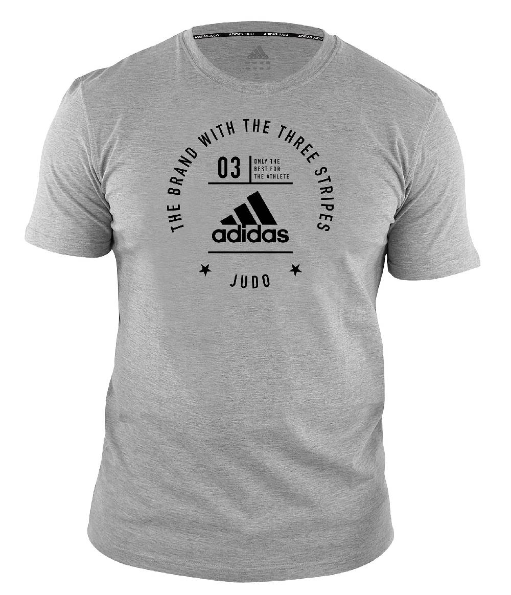 Ju Sports adidas Community T-Shirt Judo "Pro" grey/black, adiCL01J Blitzangebot