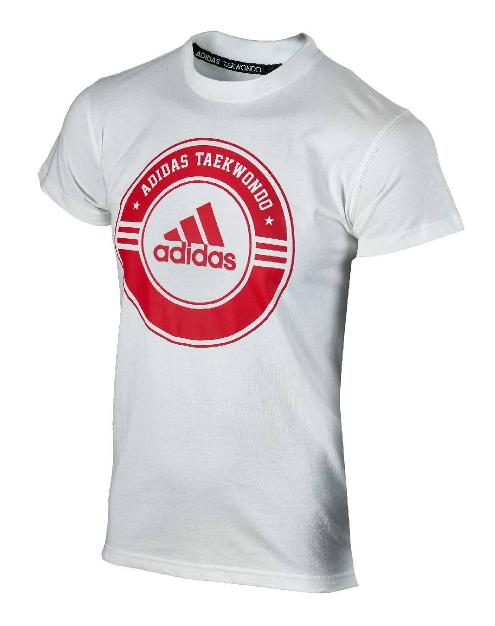 Ju Sports adidas Taekwondo Community Line Shirt "Circle" weiß/rot, adicsts01T