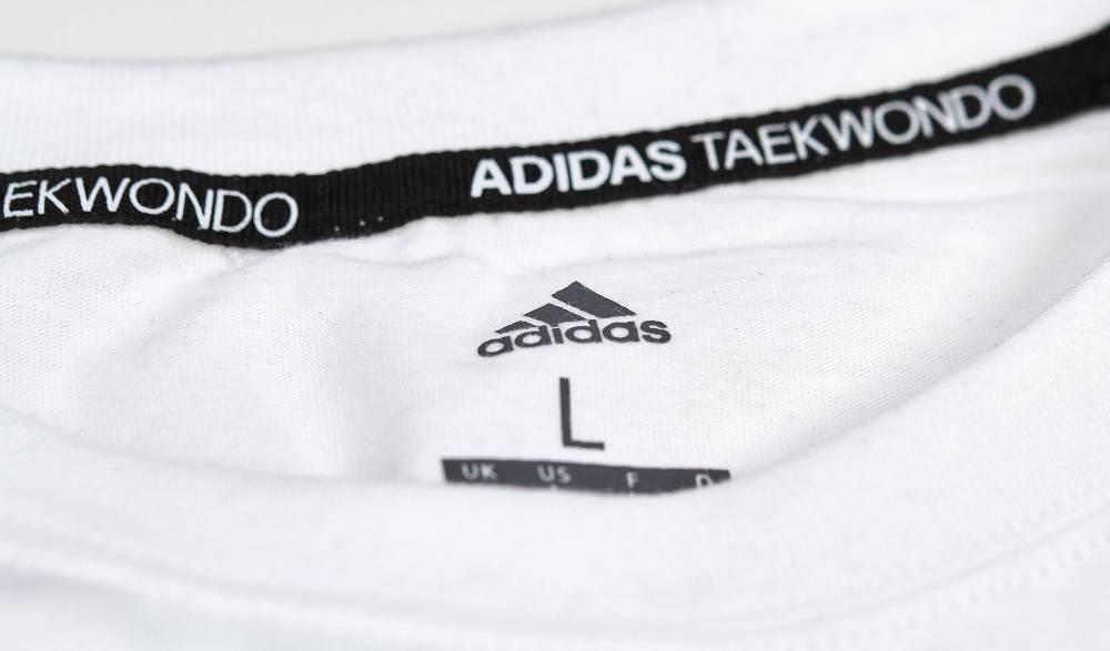 Ju Sports adidas Taekwondo Community Line Shirt "Circle" weiß/rot, adicsts01T Sonderangebote