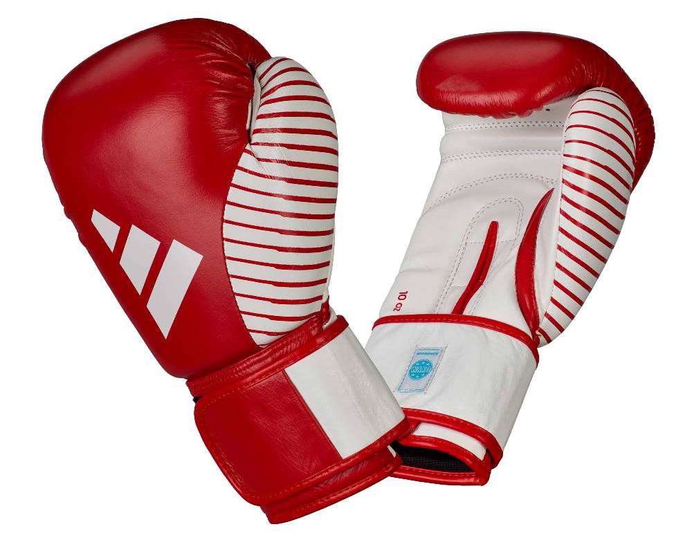 Ju Sports adidas Kickboxing Wettkampfhandschuh red/white, adiKBWKF200