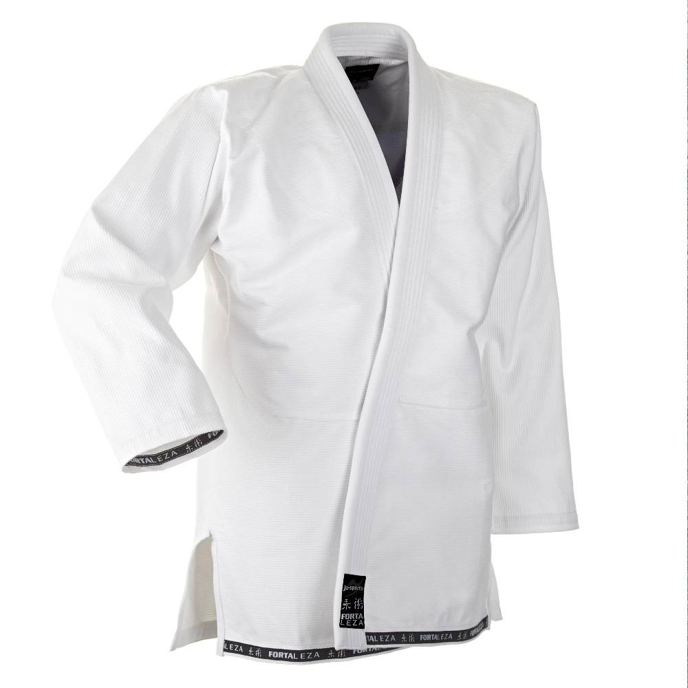 Ju Sports BJJ Anzug Set Jacke und Hose Fortaleza Pro weiß