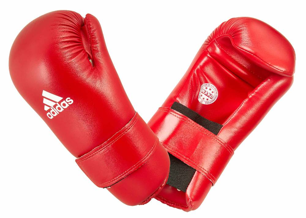 Ju Sports adidas Semi Contact Gloves - red, ADIWAKOG3