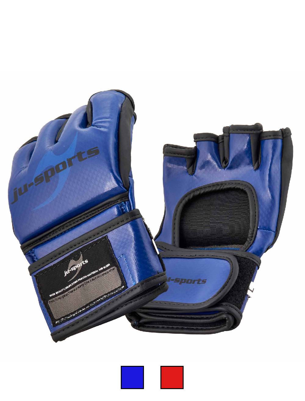 Ju Sports MMA Wettkampf-Handschuh Competition Pro Carbon blue