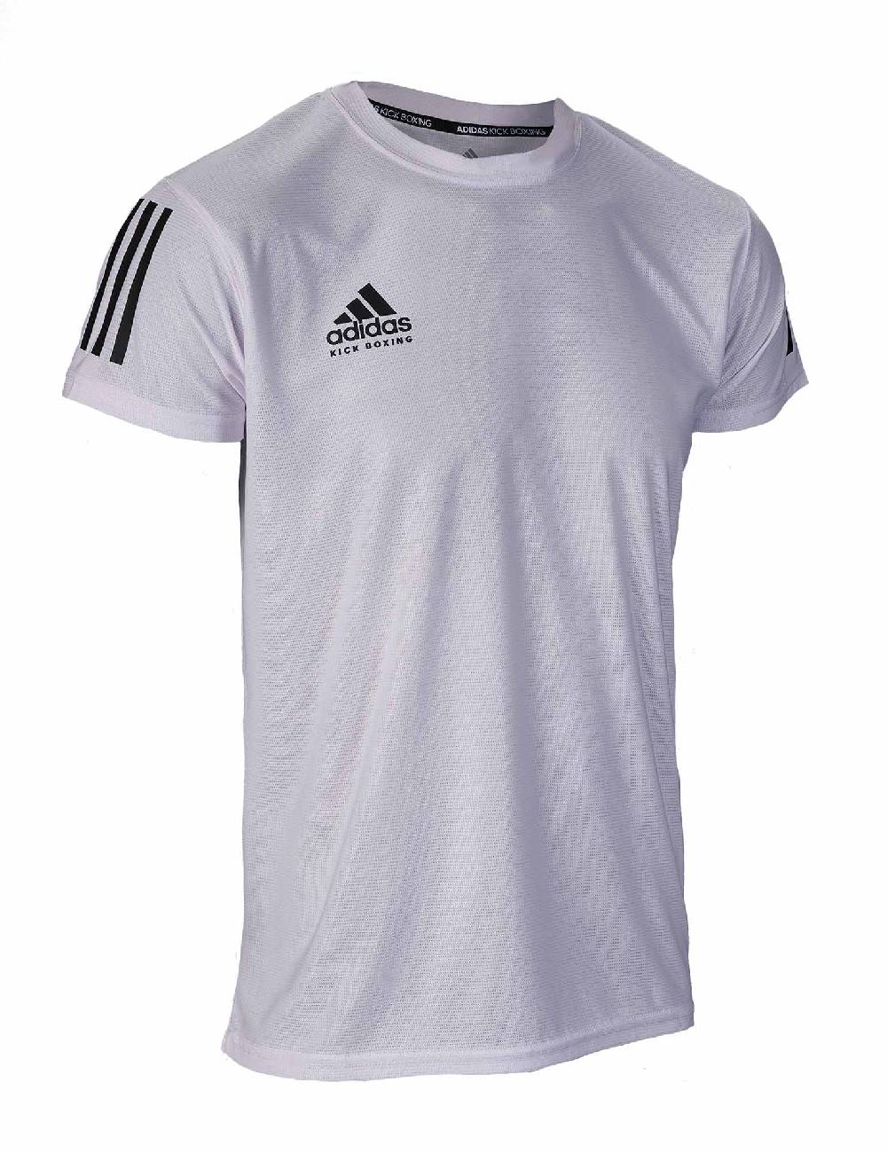 Ju Sports adidas Kickbox-T-Shirt Basic weiß/schwarz, adiKBTS100 Kostenloser Versand