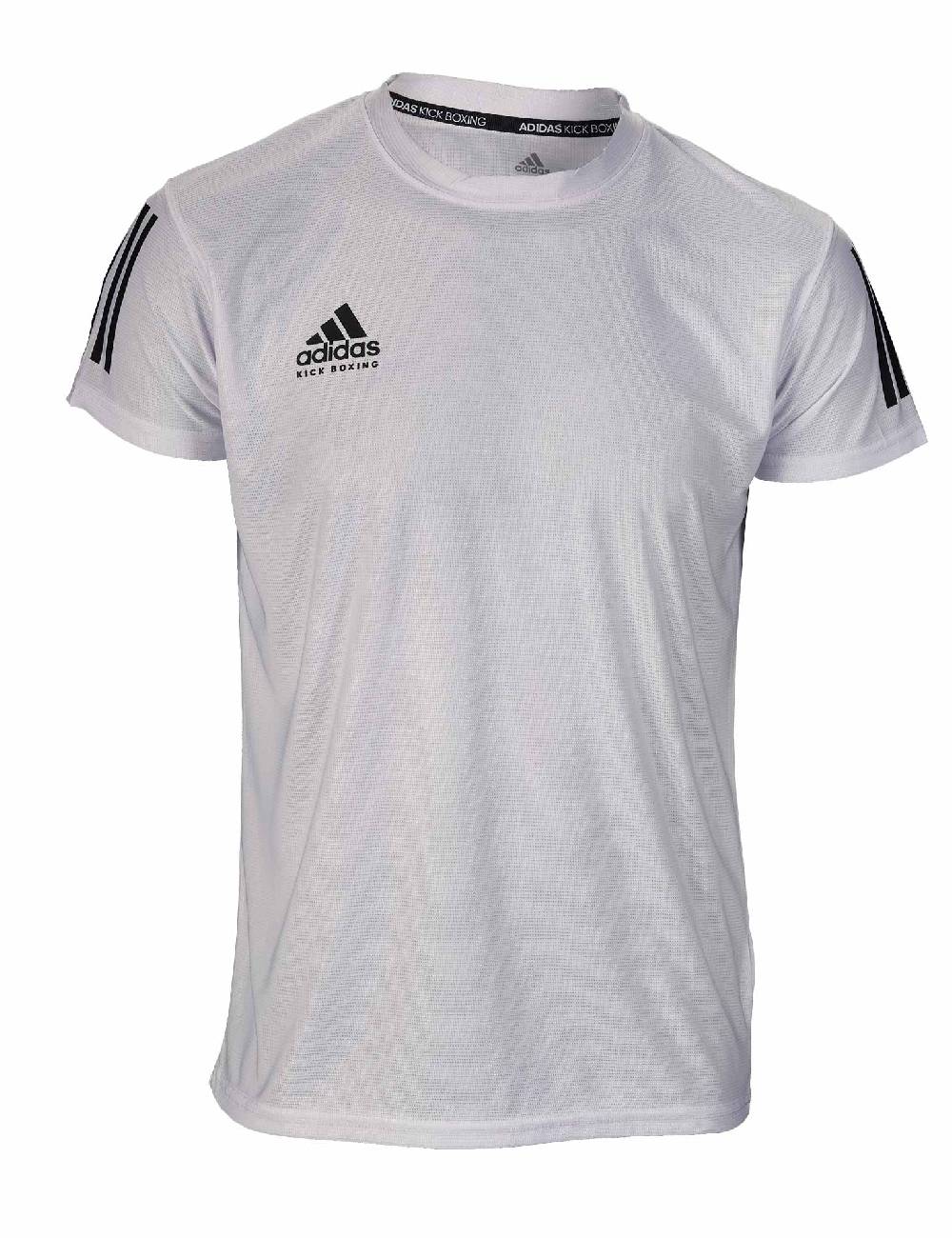 Ju Sports adidas Kickbox-T-Shirt Basic weiß/schwarz, adiKBTS100 Kostenloser Versand