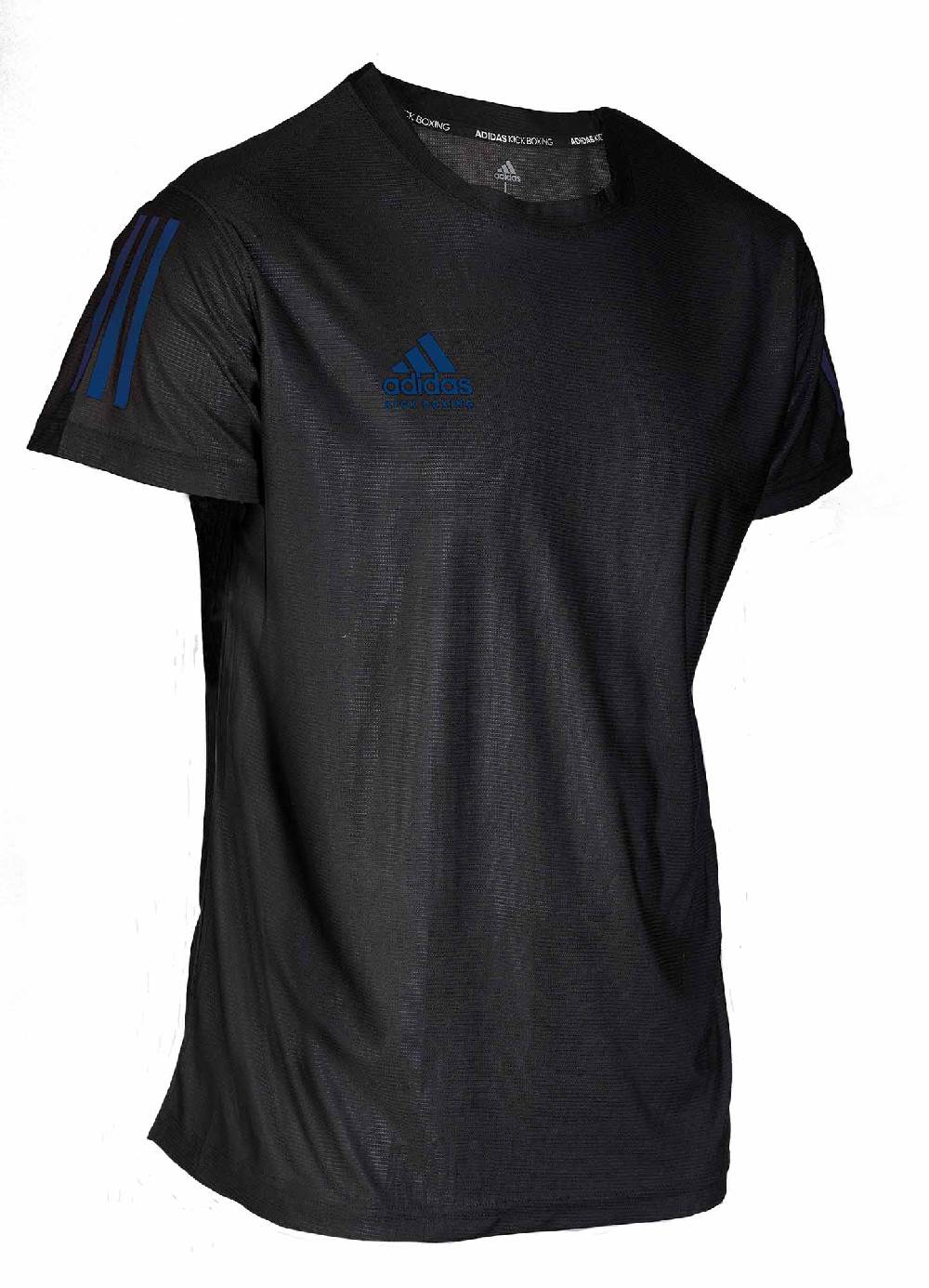 Ju Sports adidas Kickbox-T-Shirt Basic schwarz/blau, adiKBTS100
