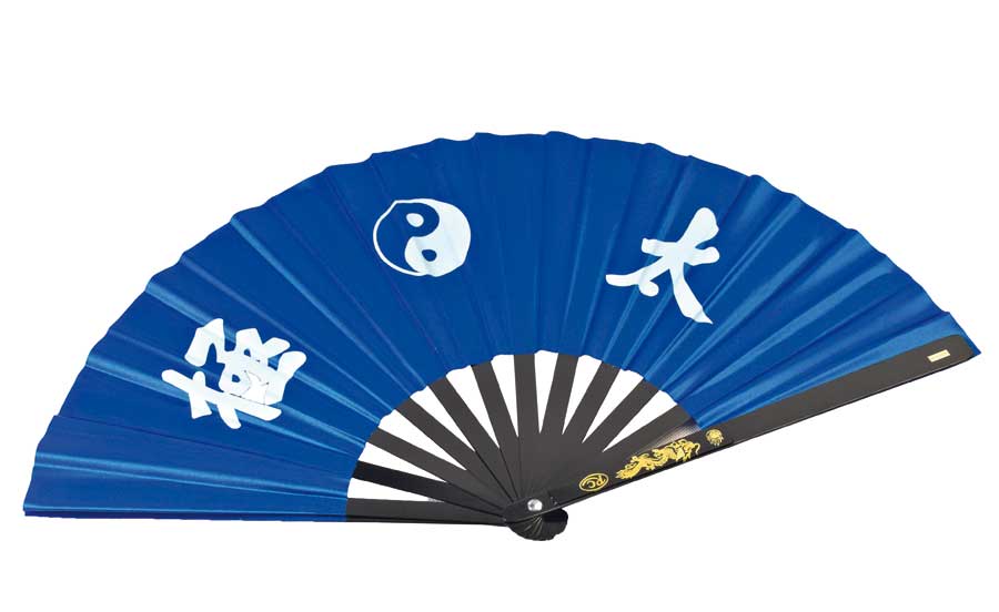 Ju Sports Tai Chi Fächer blau Lagerräumung