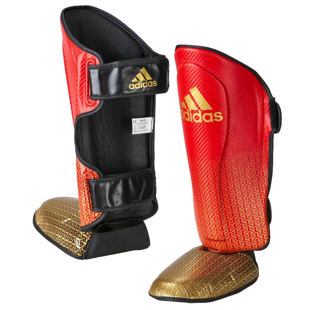 Ju Sports adidas Pro Kickboxing Schienbein-Spannschutz red/gold, adiKBSI300