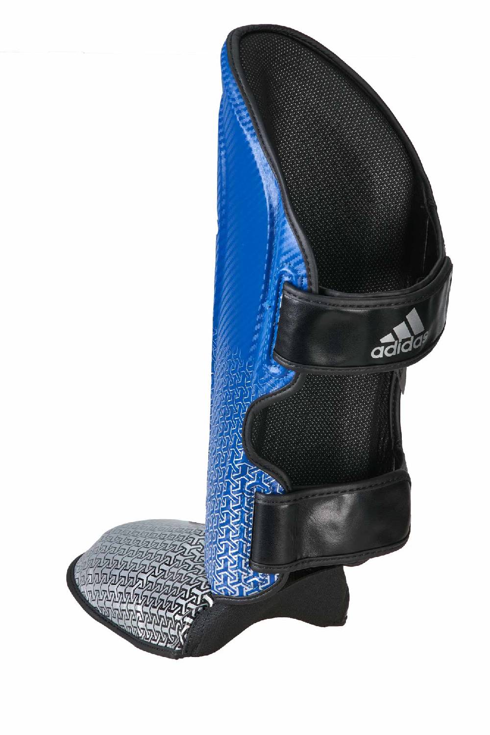 Ju Sports adidas Pro Kickboxing Schienbein-Spannschutz blue/silver, adiKBSI300 Letzte 3 Tage