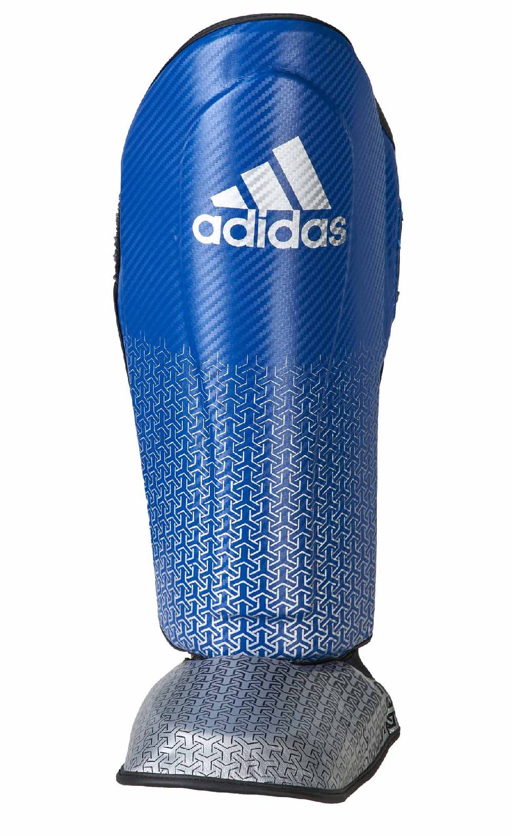 Ju Sports adidas Pro Kickboxing Schienbein-Spannschutz blue/silver, adiKBSI300 Letzte 3 Tage