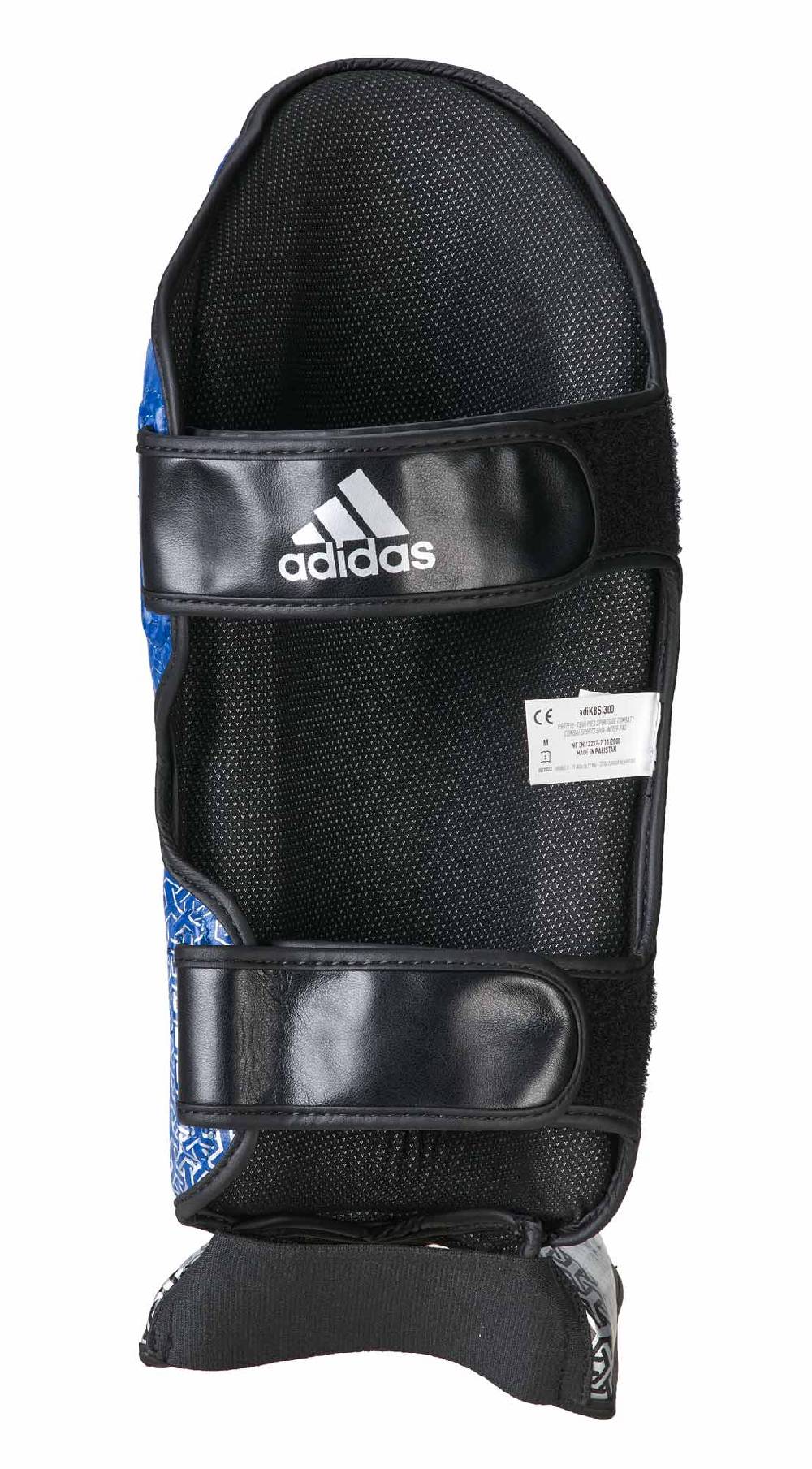 Ju Sports adidas Pro Kickboxing Schienbein-Spannschutz blue/silver, adiKBSI300 Letzte 3 Tage