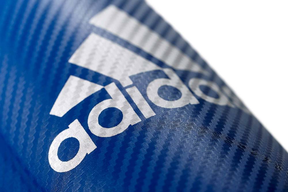 Ju Sports adidas Pro Kickboxing Schienbein-Spannschutz blue/silver, adiKBSI300 Letzte 3 Tage