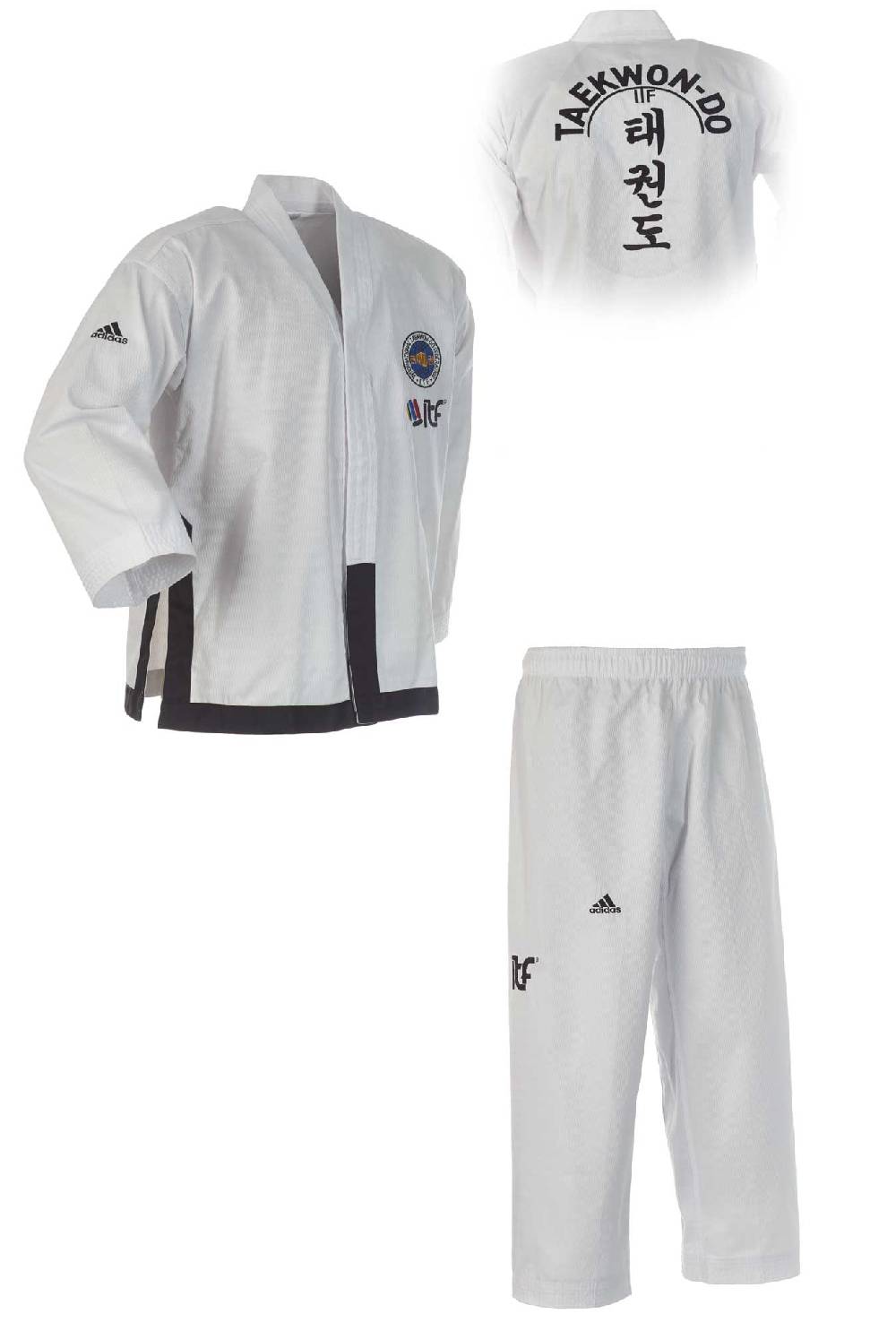 Ju Sports adidas ITF Black Belt Champion Dobok ADITITF02