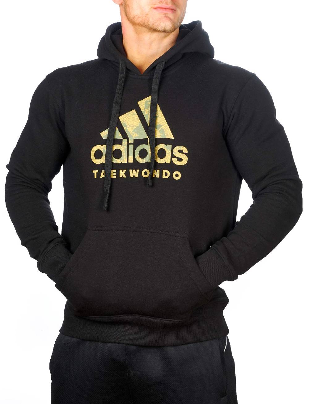 Ju Sports adidas Badge of Sport Hoody Taekwondo schwarz, adiCLHD20T