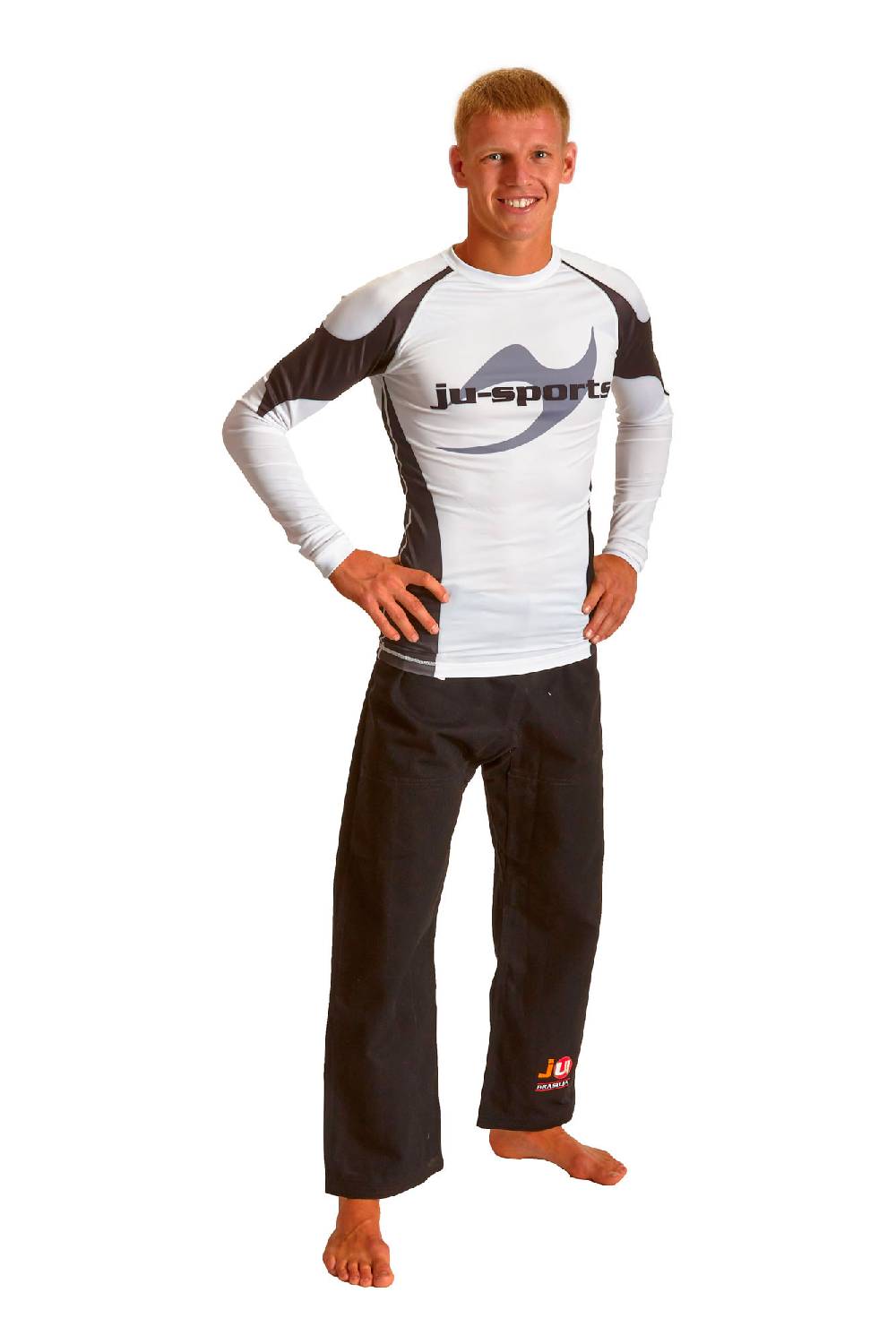 Ju Sports Rashguard Pro C13 langarm weiß Heißer Verkauf