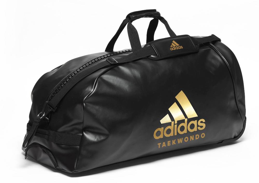 Ju Sports adidas Trolley "Taekwondo" black/gold PU, adiACC056T Neuheiten
