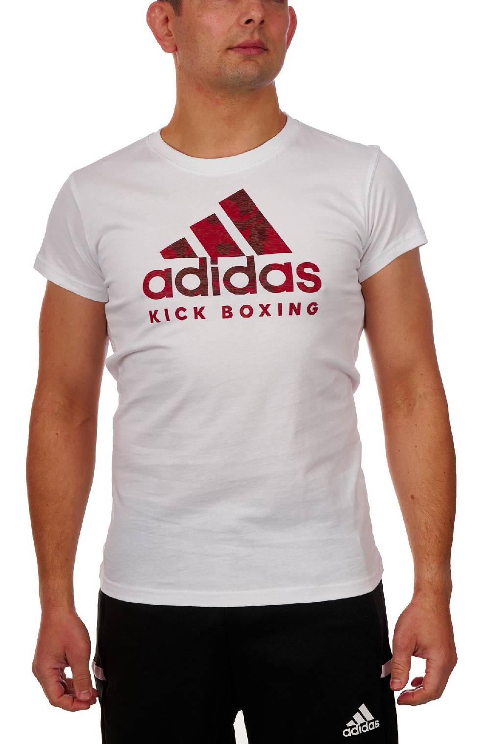 Ju Sports adidas Badge of Sport T-Shirt Kickboxing weiß, adiCLTS20KB Letzter Tag