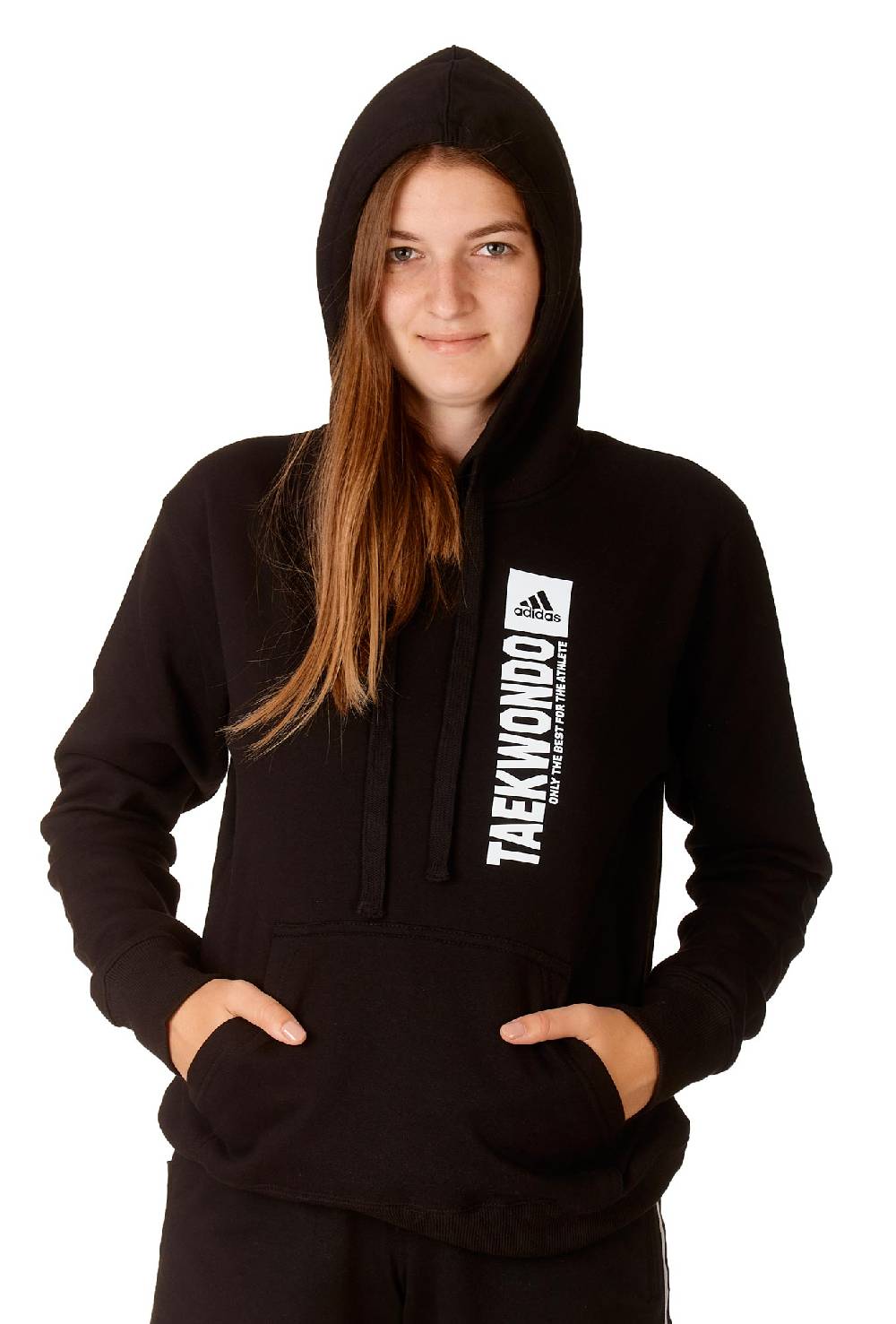 Ju Sports adidas Community 22 Hoody Taekwondo schwarz, adiCLHD21V-T Kostenloser Versand international