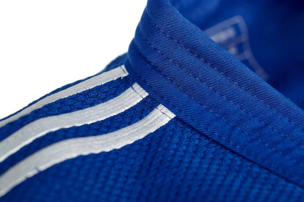 Ju Sports adidas Judojacke CHAMPION III IJF - Model 1 JIJFB-JAC blau / weiße Streifen Speichern exportieren