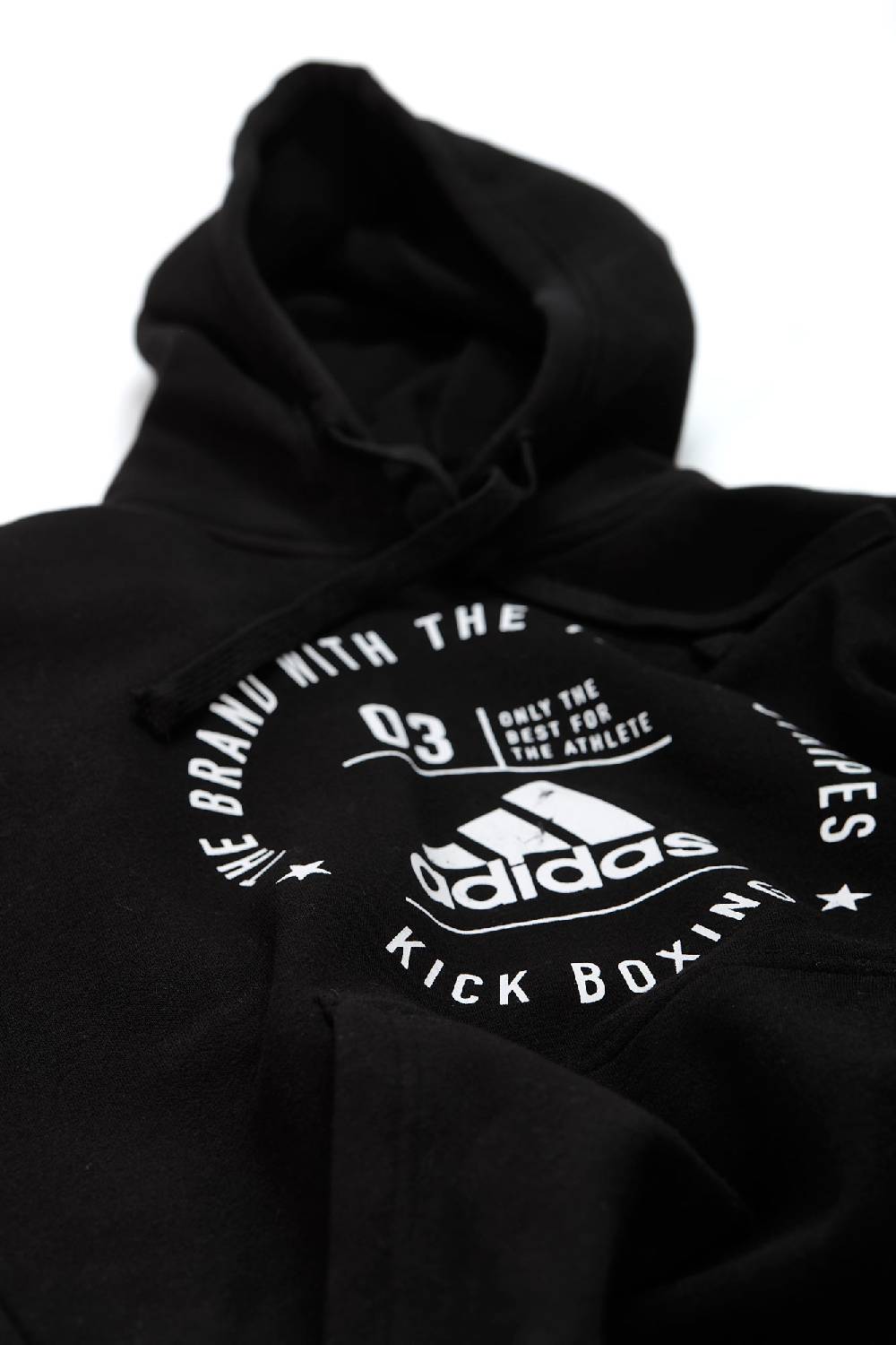 Ju Sports adidas Community Line Hoody Kickboxing black/white adiCL02KB Auslauf