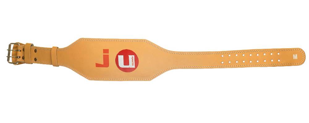 Ju Sports Gewichtheber-Gürtel aus echtem Leder breit im Angebot