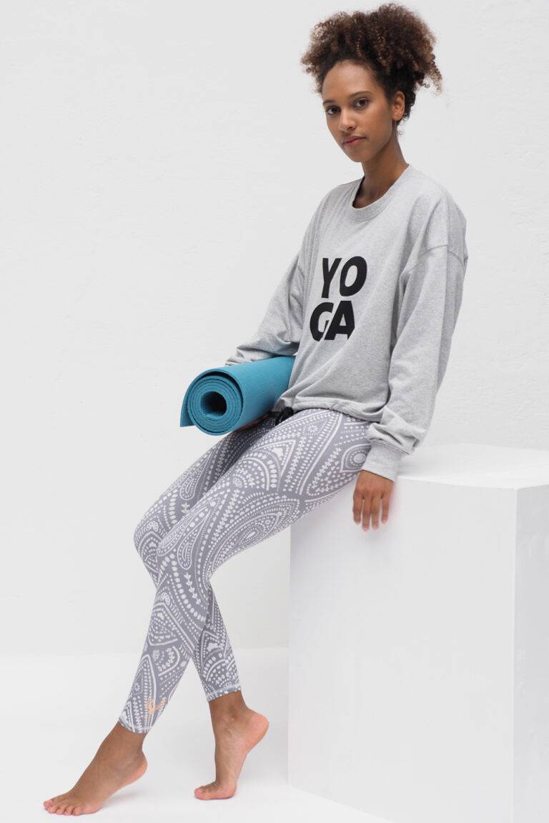 Kismet Yogastyle Garuda Sweatshirt light grey marl Begrenztes Angebot