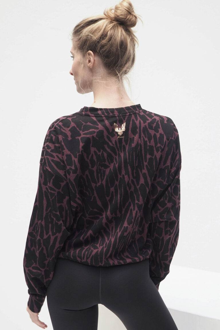 Kismet Yogastyle Garuda Sweatshirt ruby marl skin VIP-Rabatte