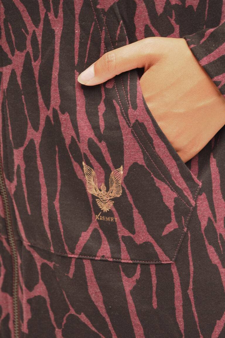 Kismet Yogastyle Pangu Jacket ruby marl skin Tiefpreis