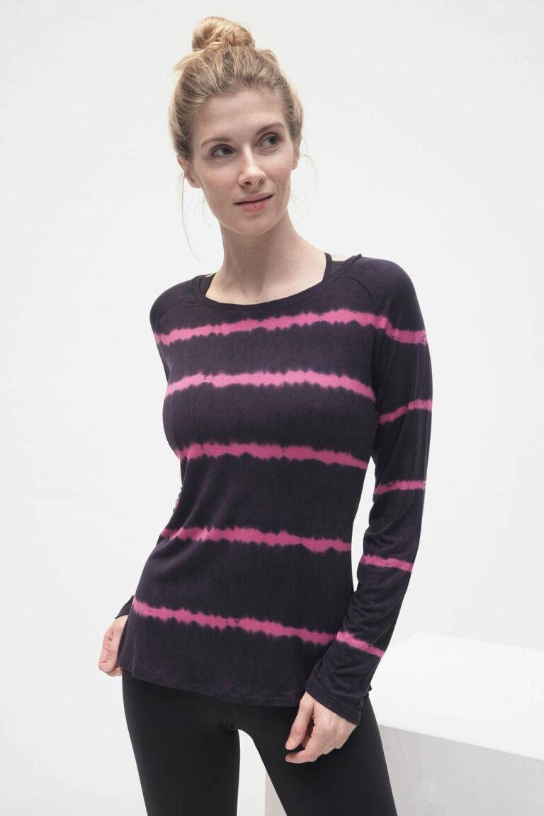 Kismet Yogastyle Nandi LS Batik orchid Begrenzt auf 3 Tage