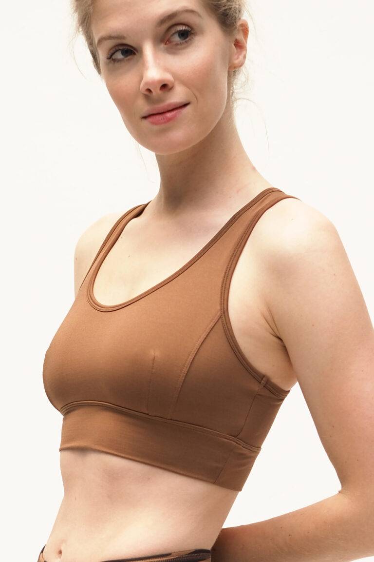 Kismet Yogastyle Yoga Bra Top Rami – Brown Rabatte dieses Monats