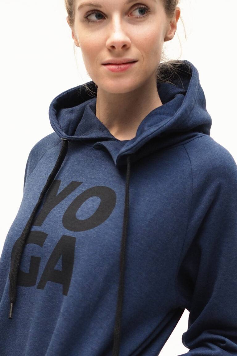 Kismet Yogastyle YOGA Hoodie Rudra – Blue Marl Fabrikverkauf
