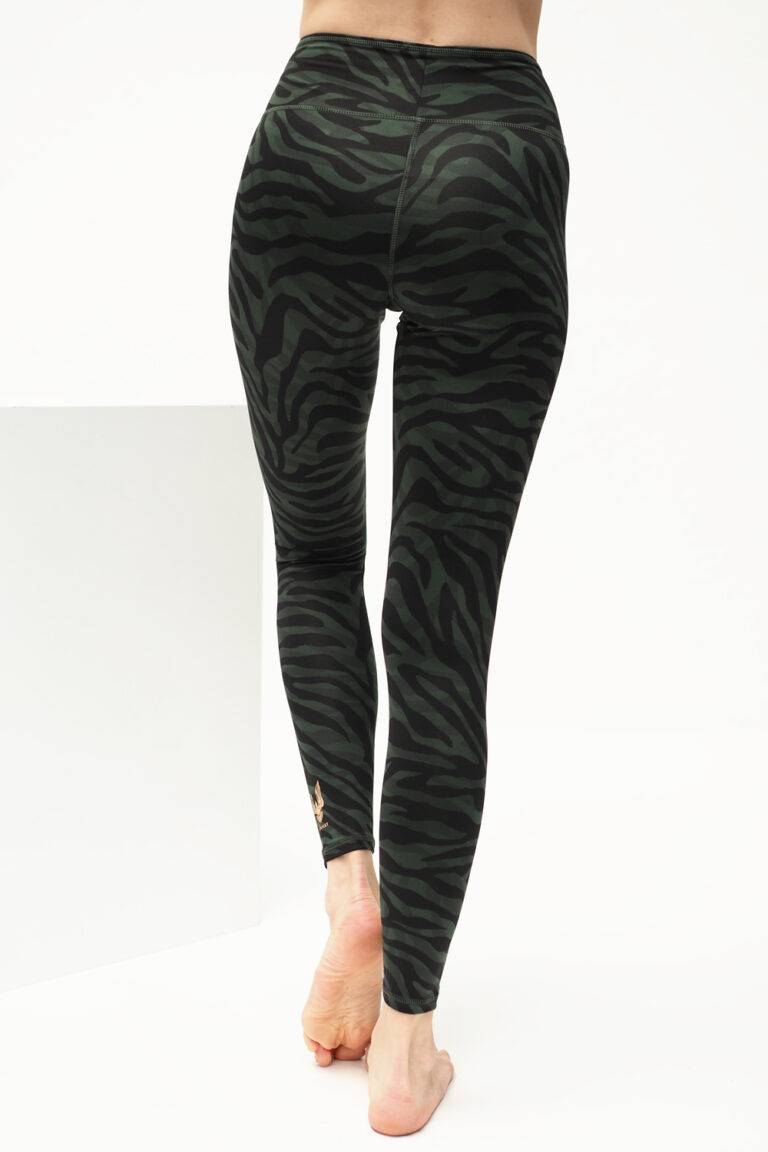 Kismet Yogastyle Yoga Leggings Ganga 7/8 – Camou Jade Limitierter Zeitrabatt