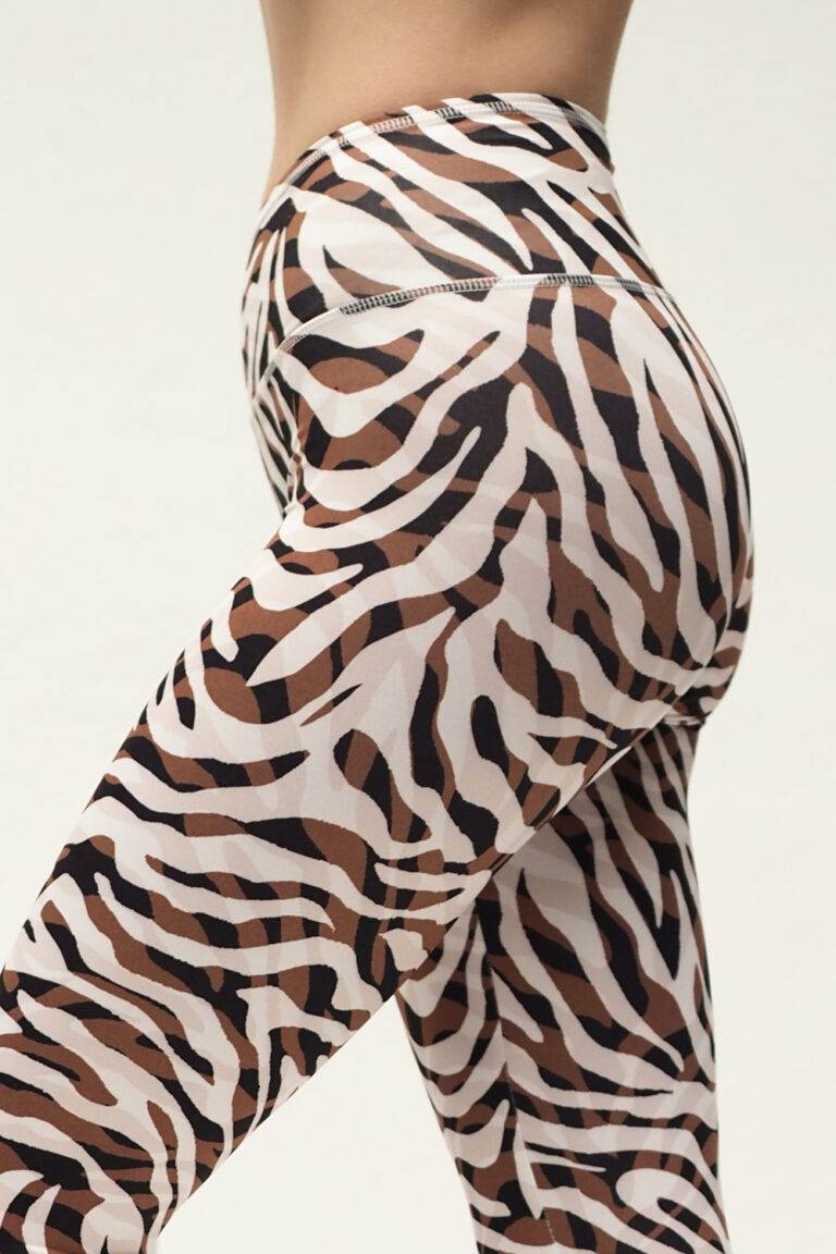 Kismet Yogastyle Yoga Leggings Ganga 7/8 – Camou White Brown Fabrik Onlineshop