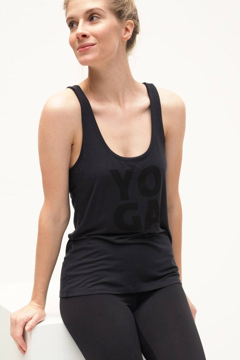 Kismet Yogastyle Yoga Tank Aja YOGA – Anthracite Begrenztes Angebot