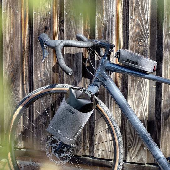 Klickfix Wasserdichte, formstabile Gabeltasche mit Rollverschluss Super Sparpreis