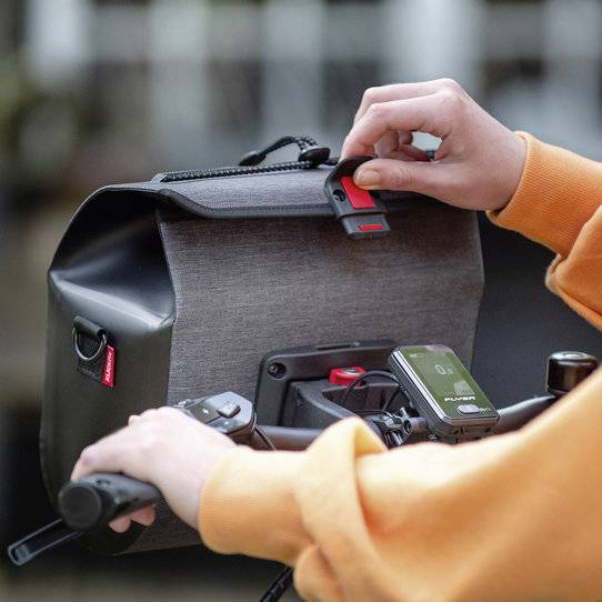 Klickfix Mittelgroße, wasserdichte Lenkertasche Letzter Tag