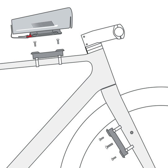 Klickfix Adapter zur Montage mit Unifit Stahlband / Rahmengewinde Jubiläumsangebot