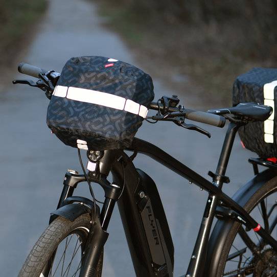 Klickfix Regenhülle mit Reflektor – ideal für Roomy oder kompakte Lenkertaschen Zeitbegrenzte Promotion