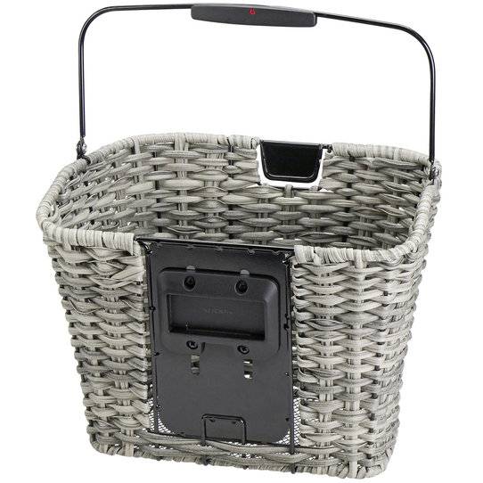 Klickfix geflochtener Lenkerkorb mit höhenverstellbarer Adapterplatte Osterangebot