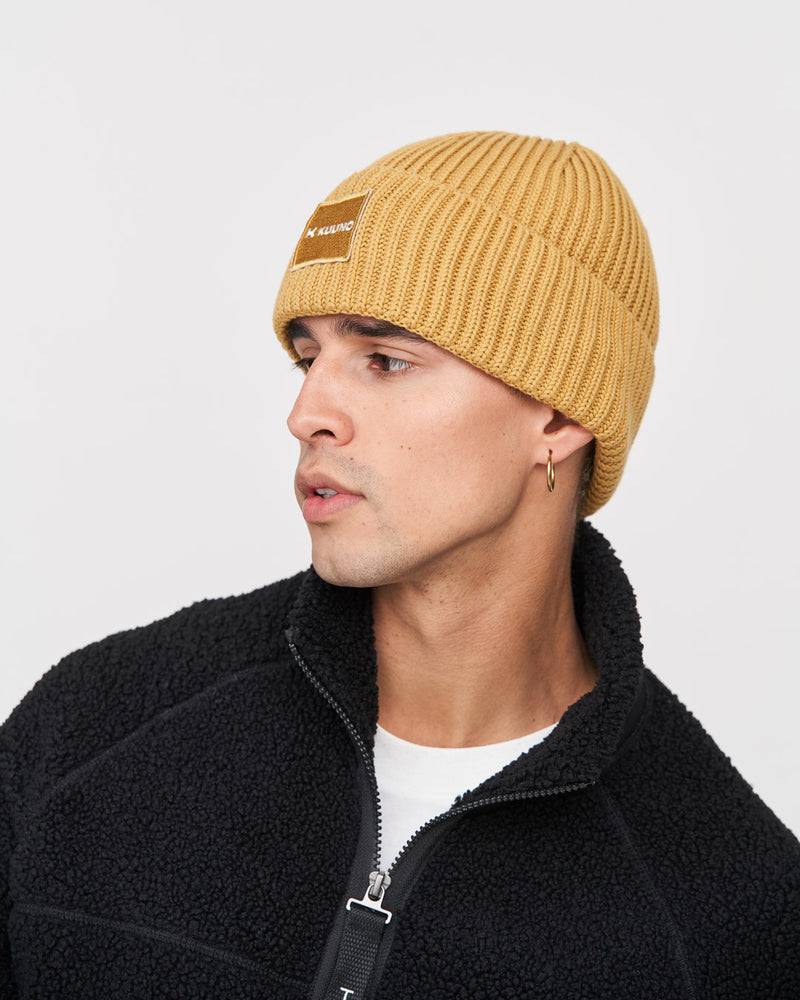 Kuuno Ribbed Cotton Beanie Spicy Pumpkin Neueste Stile