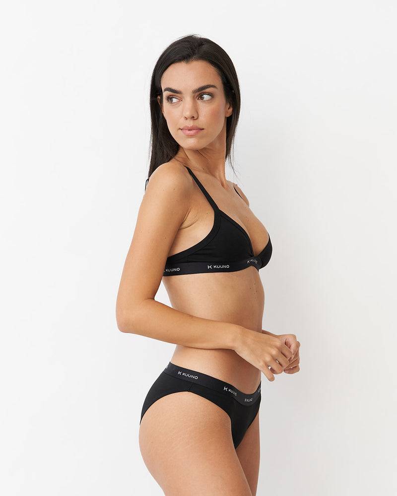 Kuuno Everyday Bra Night Black Fabrikladen