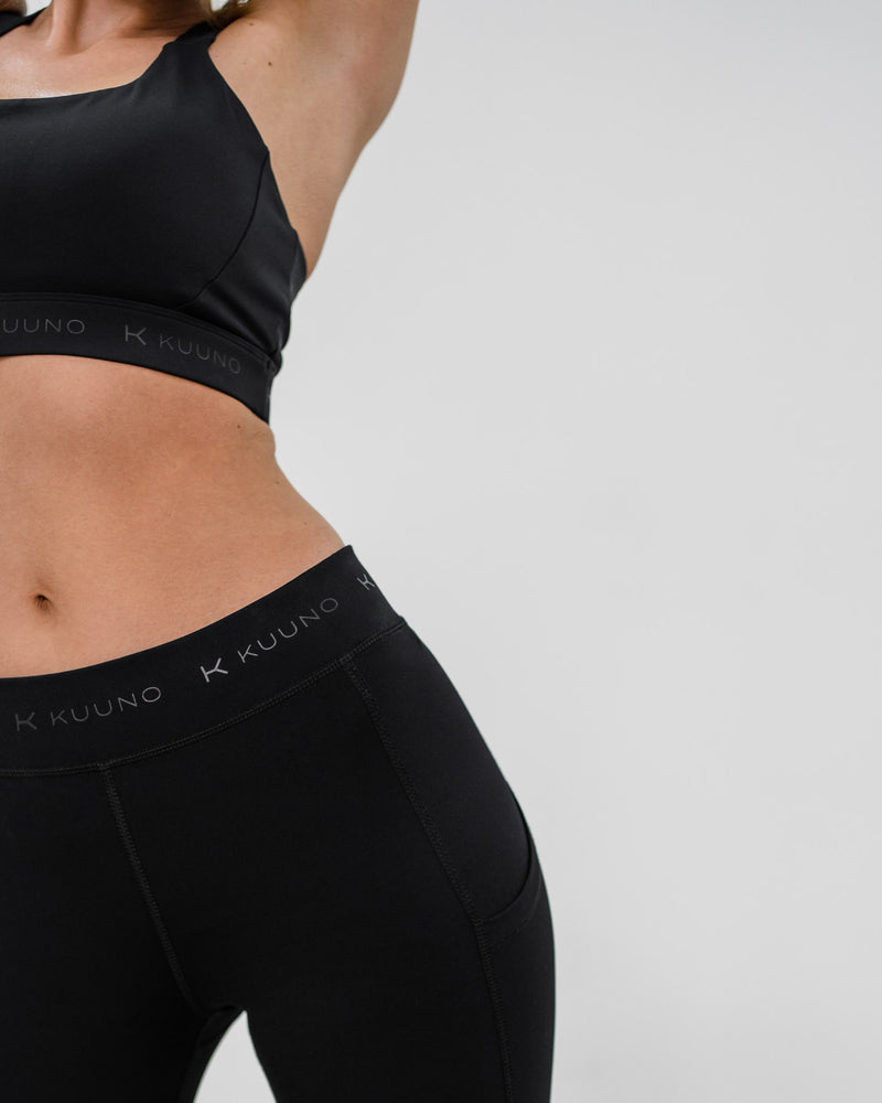 Kuuno Dynamic High Waist Tights Night Black 50% Rabatt für begrenzte Zeit