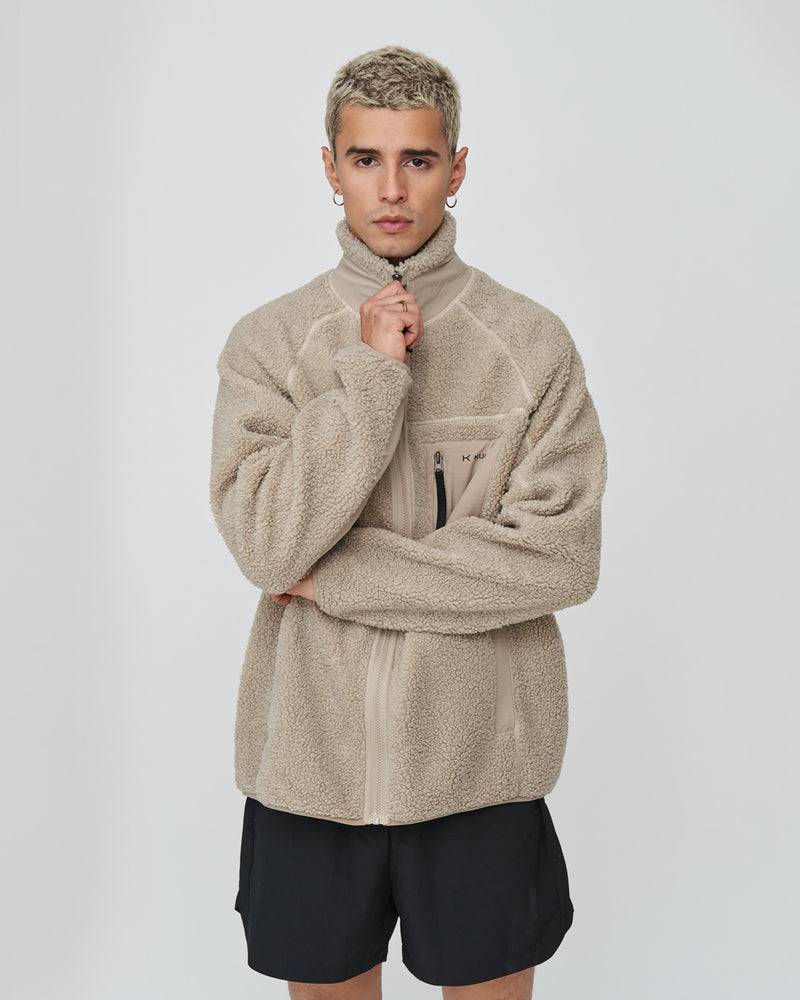 Kuuno Everyday Fleece Jacket Deep sand Rabatte dieses Monats