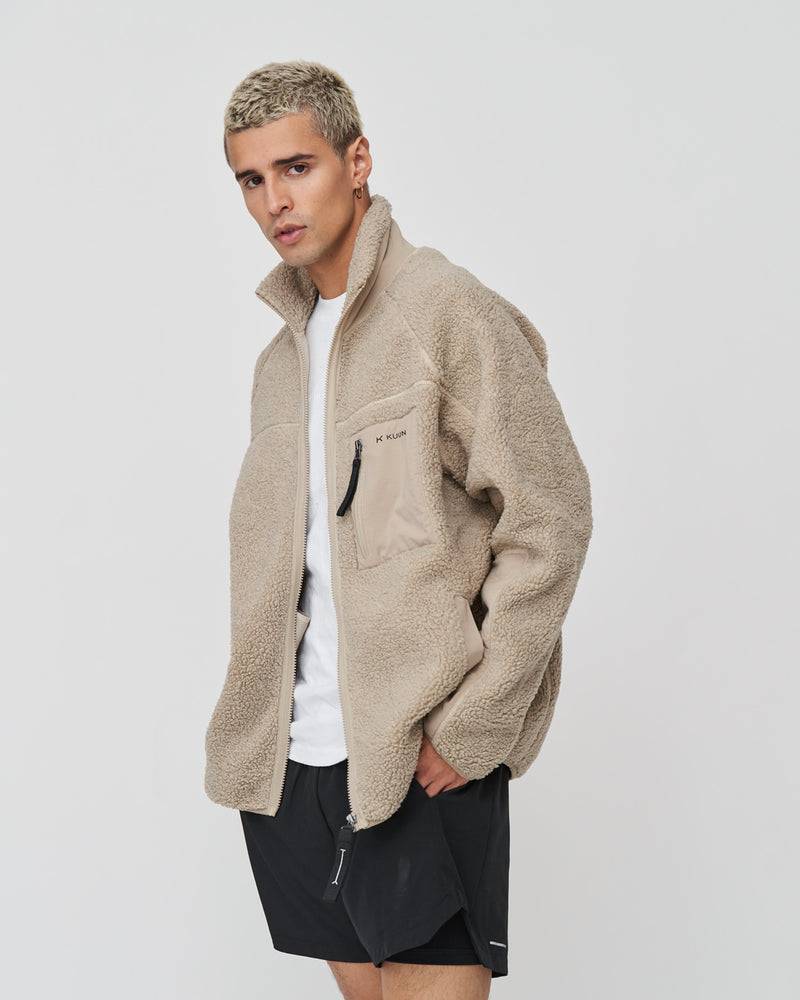 Kuuno Everyday Fleece Jacket Deep sand Rabatte dieses Monats
