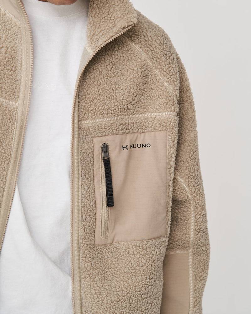 Kuuno Everyday Fleece Jacket Deep sand Rabatte dieses Monats